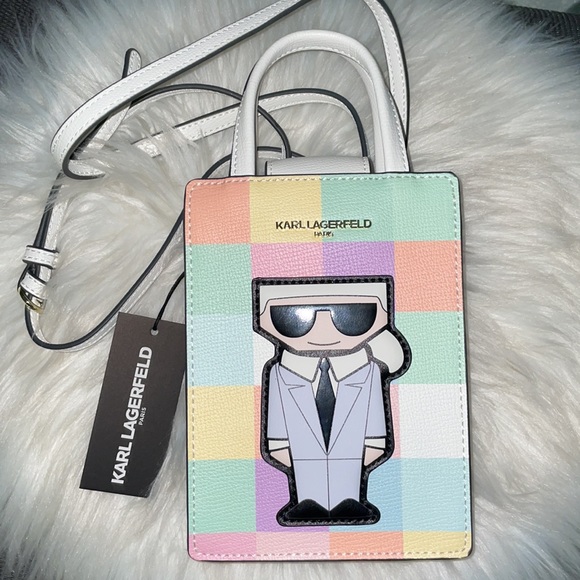 Karl Lagerfeld Handbags - (NWT) KARL LAGERFELD PARIS Maybelle Character Small Crossbody Blush Combo